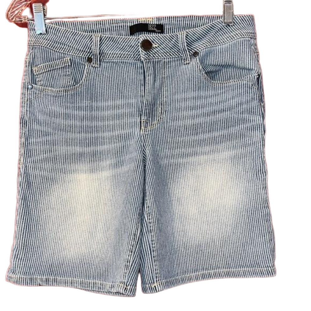 1822 Denim Jean Stripe Shorts 10